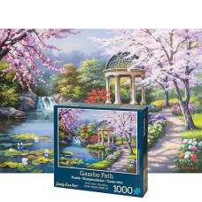 Sung Kim Art - Jigsaw Puzzle 1000 Piece For Adults (Gazebo Path)