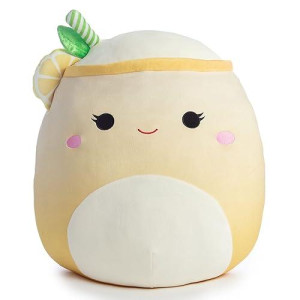 Squishmallows 12-Inch Medina The Lemonade Plush - Add To Your Squad, Ultrasoft Stuffed Animal Toy, Official Kellytoy, Sqcr00662, Multicolor