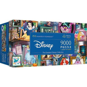 Trefl Disney 9000 Piece Jigsaw Puzzle The Greatest Disney Collection Prime 78"X37"