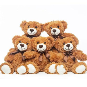 Quaakssi Teddy Bears Bulk 5 Packs Teddy Bear Stuffed Animals Plush Toys Gift For Kid Girlfriend,13.5 Inches Stuffed Bears For Christmas Valentine?S Day Birthday Wedding Party