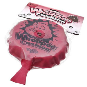 Laughing Smith 6" Self-Inflating Whoopie Cushion - Fun Prank Toy For Kids, Ideal Party Favor And Birthday Bag Stuffer, Hilarious Fart Sound Cushion For Boys And Girls
