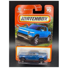 Matchbox Rivian R1T 2022 Collector #38/100 Electric Truck Ev Blue