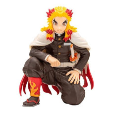 Ninjamo Kyojuro Rengoku Perching Kneeling Figure Hashira Meeting Demon Anime Slayer Sowrdsman