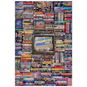 Blockbuster Era 1000-Piece Jigsaw Puzzle, Brain Teaser For Kids And Adults | 28 X 20 Inches