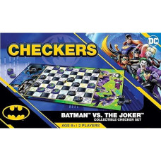 Masterpieces Officially Licensed Batman Checkers Board Game For Families And Kids Ages 6 And Up