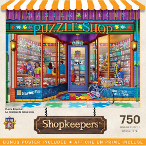 MasterPieces 750 Piece Jigsaw Puzzle for Adults, Family, Or Kids - Puzzle Emporium - 18x24