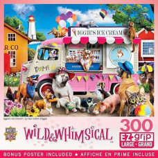 Masterpieces 300 Piece Ez Grip Jigsaw Puzzle For Adults, Family, Or Kids - Iggy'S Ice Cream - 18" X 24"