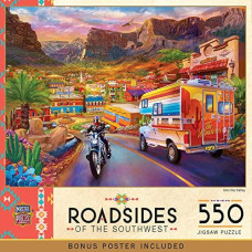 Roadsides Of The Southwest - Into The Valley 550Pc Puzzle