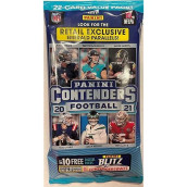 2021 Panini Contenders Football Cello Fat Pack