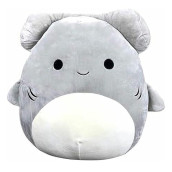 Squishmallows Official Kellytoy Sealife And Animal Soft And Squishy Holiday Stuffed Toy - Great Birthday Gift For Kids 8' Inch (Tank)