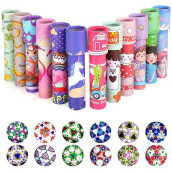 Auauy 12 Pack Classic Kaleidoscopes For Kids, Retro Kaleidoscopes Educational Toys Birthday Christmas Stocking Stuffers For 3 Year Old, Carnival Party School Classroom Prizes,�3.5Cm/1.4In Random Style