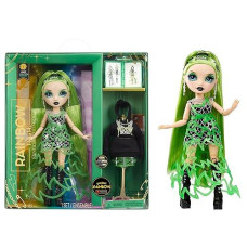 Rainbow High Fantastic Fashion Jade Hunter - Green 11� Fashion Doll And Playset With 2 Complete Doll Outfits, And Fashion Play Accessories, Great Gift For Kids 4-12 Years Old