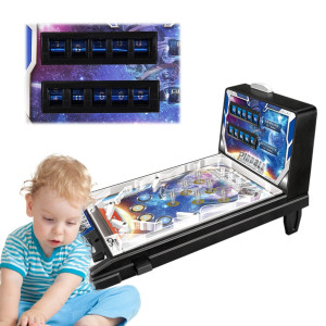 Yoxall Pinball Machine For Kids Intelligence Toy Super Electronic Pinball Toy With Lights And Sounds Pinball Game Machine Arcade Style Tabletop Game Children'S Gifts For Christmas Birthday