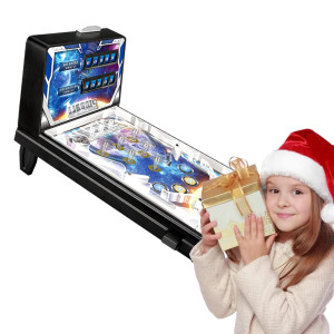Yoxall Classic Electronic Pinball Machine For Kid Parent-Child Interactive Games Super Interesting Tabletop Entertainment Game Pinball Toy With Lights And Sounds
