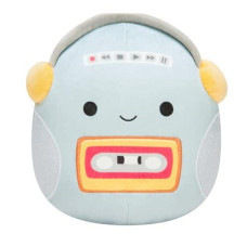 Squishmallows Official Kellytoy 8" Casja The Cassette Player Plush Toy S8-#1131 Retro Cassette Old School