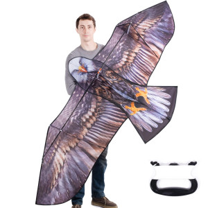 Jekosen Extra Large Giant Huge Eagle Kite For Adults Kids Easy To Fly Kites Front Facing Strut 95 For Family Beach Trip Park Outdoor Activities