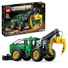 Lego 42157 Technic Skidder John Deere 948L-Ii, Toy Construction Vehicle With Pneumatic Functions And 4 Wheels, Model To Build, Gift For Kids