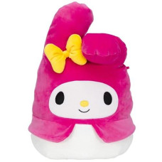 Squishmallow Official Kellytoy Sanrio Squad Squishy Stuffed Plush Toy Animal (Melody (Pink), 7 Inch)