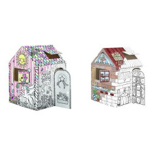 Bankers Box At Play Unicorn And Treats 'N Eats Playhouses | Cardboard Playhouses And Craft Activities For Kids