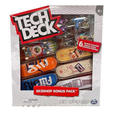 Tech Deck Sk8Shop Bonus Pack Mini Finger Skateboard Multi Pack 2022 Series (Flip (Sk8Shop Bonus Pack))