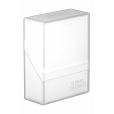 Ultimate Guard Boulder 40+, Deck Case For 40 Double-Sleeved Tcg Cards, Frosted, Secure & Durable Storage For Trading Card Games, Soft-Touch Finish