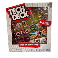 Tech Deck Sk8Shop Bonus Pack Mini Finger Skateboard Multi Pack 2022 Series (The Heart Supply (Sk8Shop Bonus Pack))