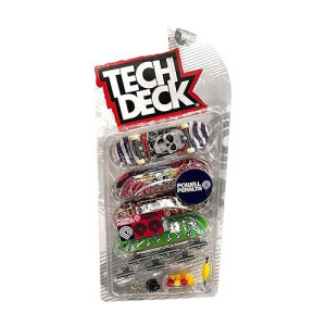 Tech Deck Sk8Shop Bonus Pack Mini Finger Skateboard Multi Pack 2022 Series (Pp (4 Pack))