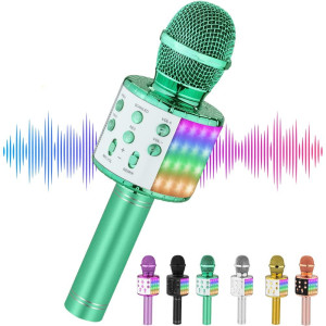 Kids Karaoke Microphone Girl Gifts: Bluetooth Wireless Microphone For Singing - Popular 2023 Kids Toys For 3 4 5 6 7 8 9 10 11 12 Year Old Girls Boys Christmas Birthday Gift Ideas