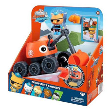 Octonauts Above & Beyond Terra Gup 3 And Kwazii Deluxe Toy Vehicle & Figure Set. Recreate Missions. Includes 2.8" Kwazii Character Figure And Pikas Creature Figure