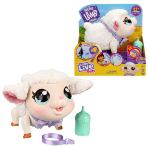 Little Live Pets - My Pet Lamb Soft and Wooly Interactive Toy Lamb That Walks, Dances 25+ Sounds & Reactions Batteries Included for Kids Ages 5+