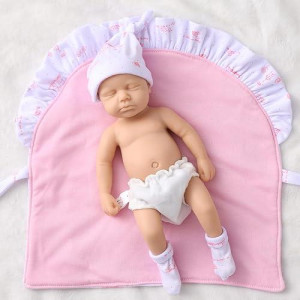 12" Girl Micro Preemie Full Body Silicone Doll Lulu Lifelike Mini Reborn Doll Surprice Children Anti-Stress My Melody - Unpainted