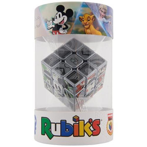 Rubik'S Cube, Disney 100Th Anniversary Metallic Platinum 3X3 Cube, Fidget Toys Adults, Mickey Mouse Toys, Easter Basket Stuffers, Disney Toys For Adults & Kids Ages 8+