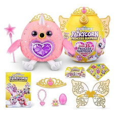 Rainbocorns Fairycorn Princess Surprise (Flamingo) By Zuru 11" Collectible Plush Stuffed Animal, Surprise Egg, Wearable Fairy Wings, Magical Fairy Princess, Ages 3+ For Girls, Children