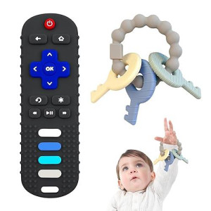 Silicone Teething Remote Control For Baby,Remote Control Teether For Babies (Color01)