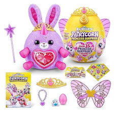 Rainbocorns Fairycorn Princess Surprise (Bunny) By Zuru 11" Collectible Plush Stuffed Animal, Surprise Egg, Wearable Fairy Wings, Magical Fairy Princess, Ages 3+ For Girls, Children