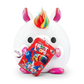 Snackles (Froot Loops) Unicorn Super Sized 14 inch Plush by ZURU, Ultra Soft Plush, collectible Plush with Real Licensed Brands, Stuffed Animal