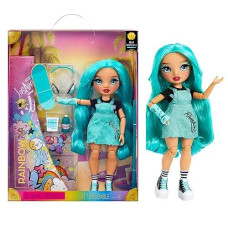 Rainbow High Blu - Blue Fashion Doll In Fashionable Outfit, Wearing A Cast & 10+ Colorful Play Accessories. Gift For Kids 4-12 Years And Collectors