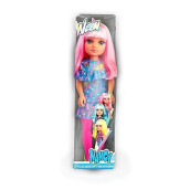 Nancy Neon Fashion Doll With Pink Hair, 16" Doll