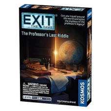 Exit: The Professor'S Last Riddle | Escape Room| Brainteasers | Mystery Solving | Treasure Hunt | Kosmos Game | At-Home Escape Room