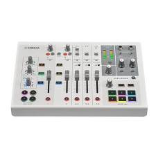 Yamaha Ag08 White 8-Channel Live Streaming Loopback Mixer/Usb Interface With Steinberg Software Suite