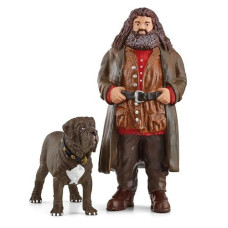 Schleich Wizarding World Of Harry Potter 2-Piece Set With Hagrid & Fang Figurines For Kids Ages 6