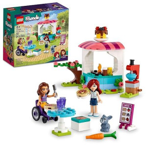 Lego Friends Pancake Shop 41753 Building Toy Set, Pretend Creative Fun For Boys And Girls Ages 6+, With 2 Mini-Dolls And Accessories, Inspire Imaginative Role Play