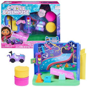 Gabby'S Dollhouse, Playroom With Carlite Toy Car, Accessories, Furniture And Surprise Boxes