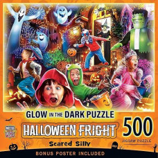 Halloween - Scared Silly 500Pc Glow In The Dark Puzzle