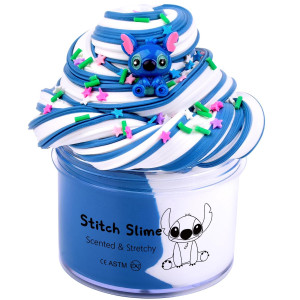 Newest Blue Slime, Super Soft And Non-Sticky Butter Slime, Diy Slime Kit For Girls Boys, Kids Party Favors Slime Putty Toy
