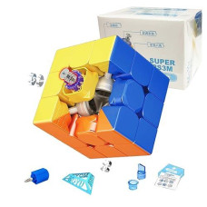 Tunjilool Moyu Super Rs3M 2022 Magnetic Speed Cube, Professional 3X3 Stickerless Super Rs3M Series Magnetic Version 3D Smooth Puzzle Magic Toy Travel Games For Adults And Kids (Mf8828)