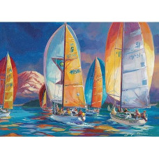 500 Piece Jigsaw Puzzle For Adults And Teens With Sailboats - The Artist Collection Featuring Jennifer Bowman Toy Puzzles For Beginners