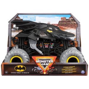 Monster Jam, Official Batman Monster Truck, collector Die-cast Vehicle, 1:24 Scale, Kids Toys for Boys Ages 3 and up