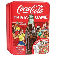 Masterpieces Officially Licensed Coca-Cola - Family Trivia Game With Collectible Tin Ages 13 And Up.