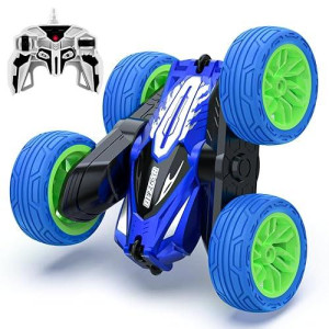 Bezgar Remote Control Car For Boys 4-7, 2.4Ghz Double Side 360� Flips Rotating Stunt Cars Toy For Kids, Birthday Gift For Boys Age 3 4 5 6 7 8 Year Old